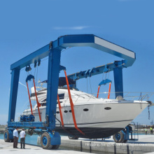 High quality 60 ton boat yacht lifting gantry crane